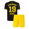 Borussia Dortmund Julian Brandt #19 Bortedraktsett Barn 2022-23 Kortermet (+ korte bukser)